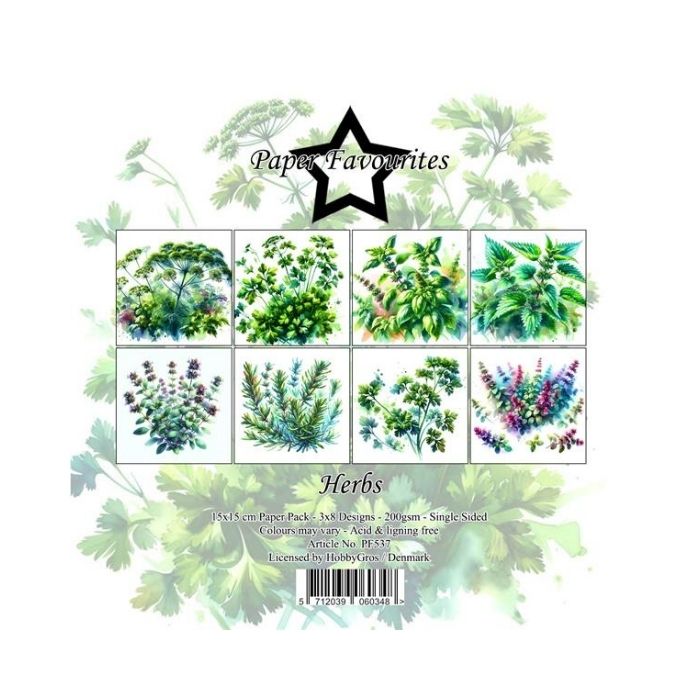 Paper Favourites Paper Pack "Herbs" PF537