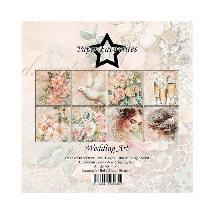Paper Favourites Paper Pack "Wedding Art" PF543