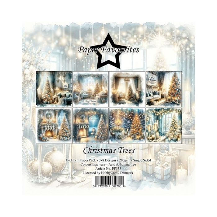 Paper Favourites Paper Pack "Christmas Trees" PF553