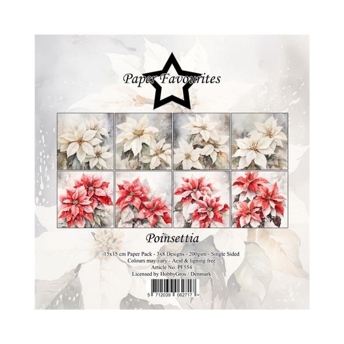 Paper Favourites Paper Pack "Poinsettia" PF554