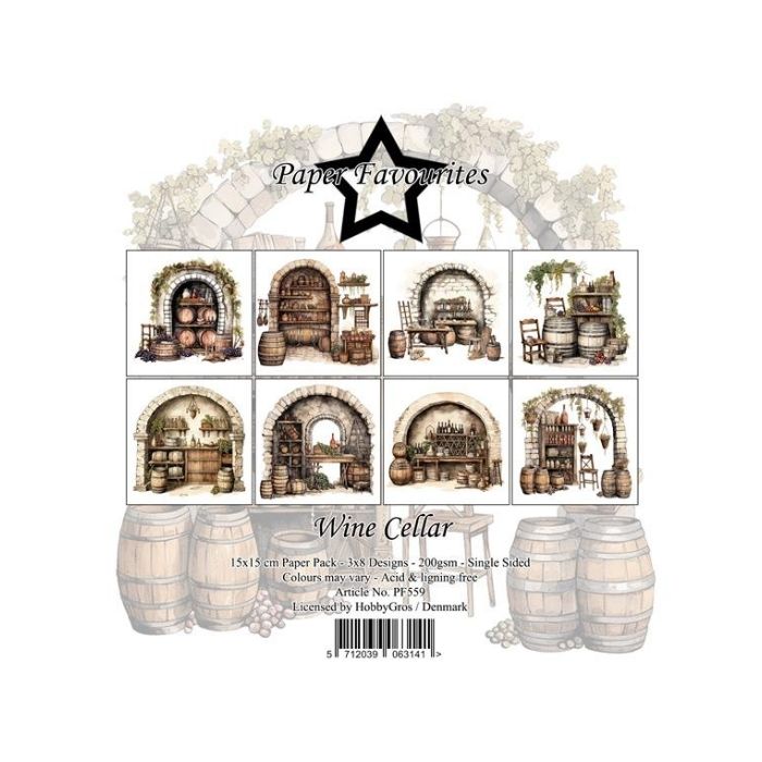 Paper Favourites Paper Pack "Wine Cellar" PF559