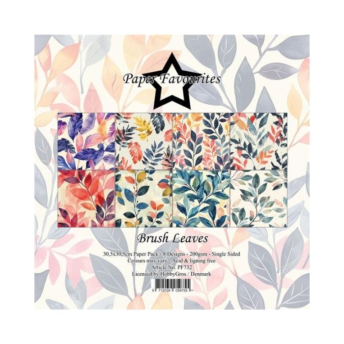 Paper Favourites Paper Pack "Brush Leaves" PF732