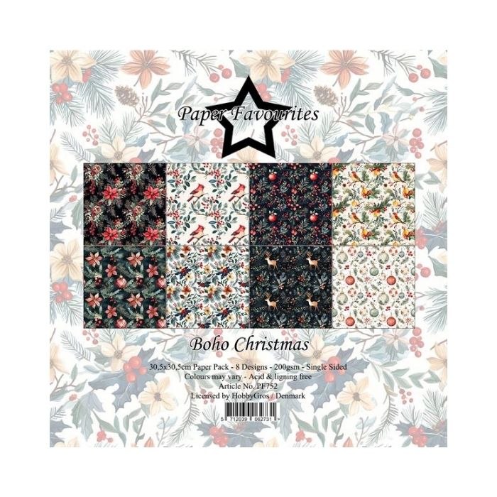 Paper Favourites Paper Pack "Boho Christmas" PF752