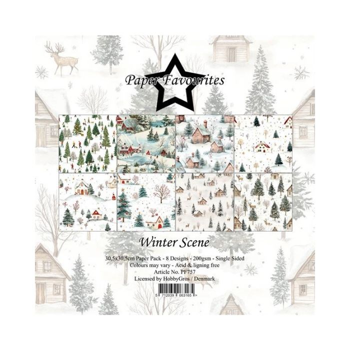 Paper Favourites Paper Pack "Watercolour Scene" PF757