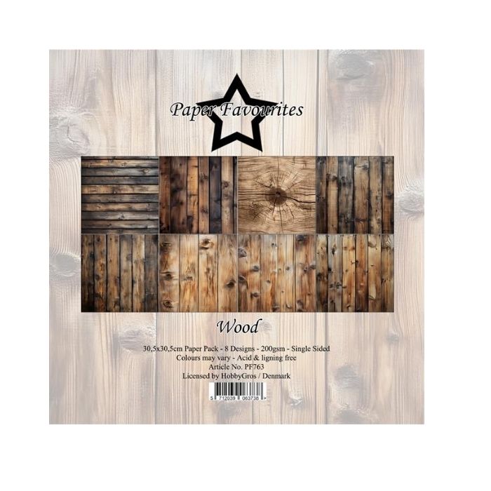 Paper Favourites Paper Pack "Wood" PF763