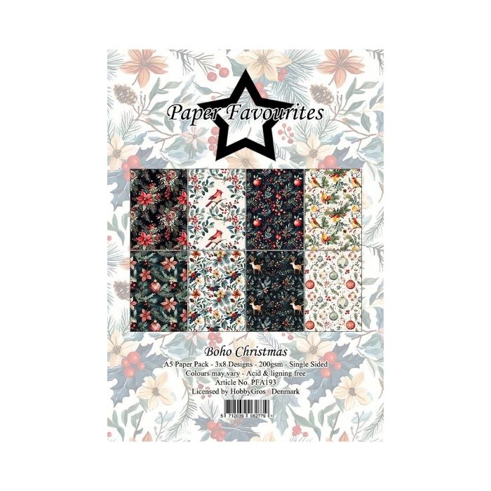 Paper Favourites Paper Pack "Boho Christmas" PFA193