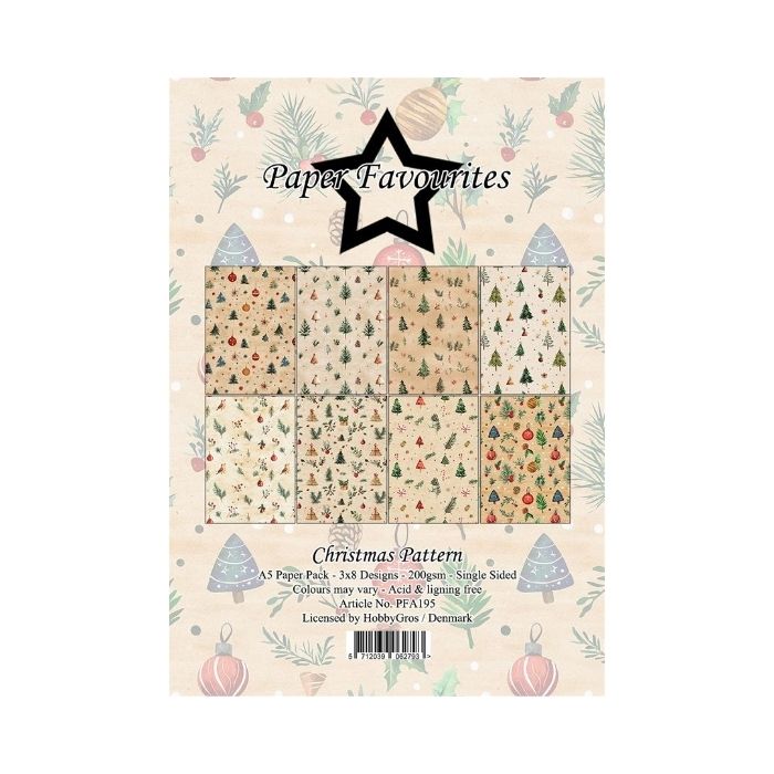 Paper Favourites Paper Pack "Christmas Pattern" PFA195