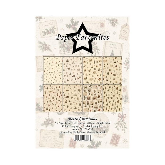 Paper Favourites Paper Pack "Retro Christmas" PFA237
