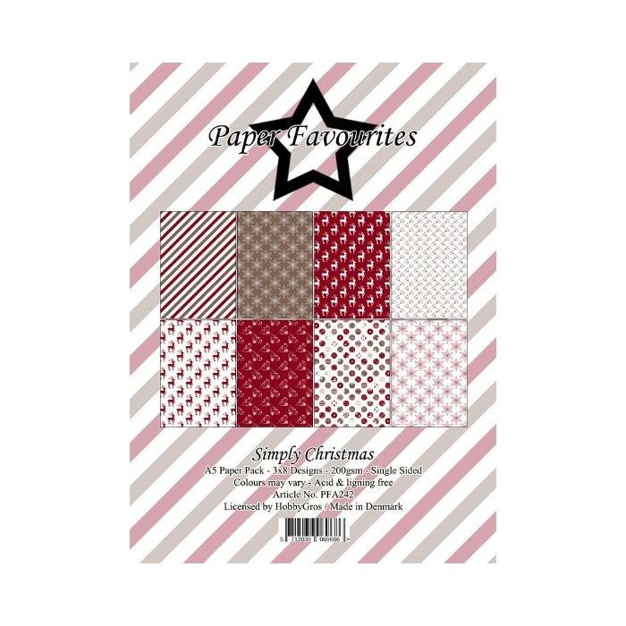Paper Favourites Paper Pack "Simply Christmas" PFA242