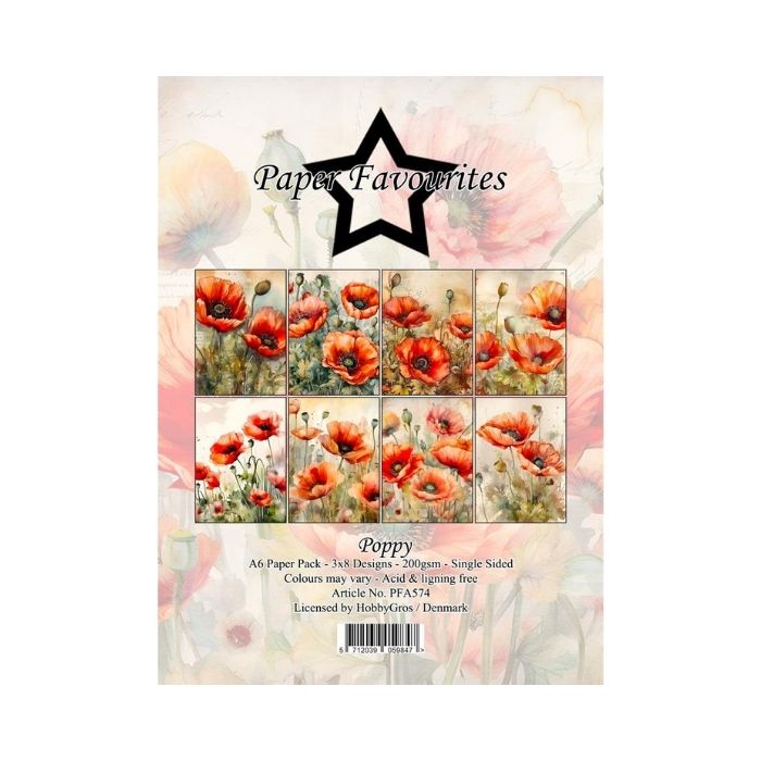 Paper Favourites Paper Pack "Poppy" PFA574