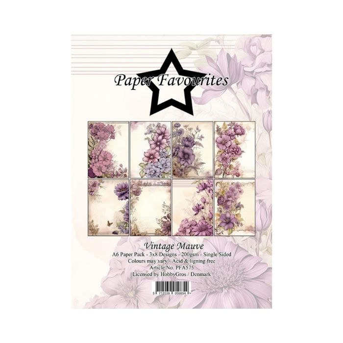 Paper Favourites Paper Pack "Vintage Mauve" PFA575