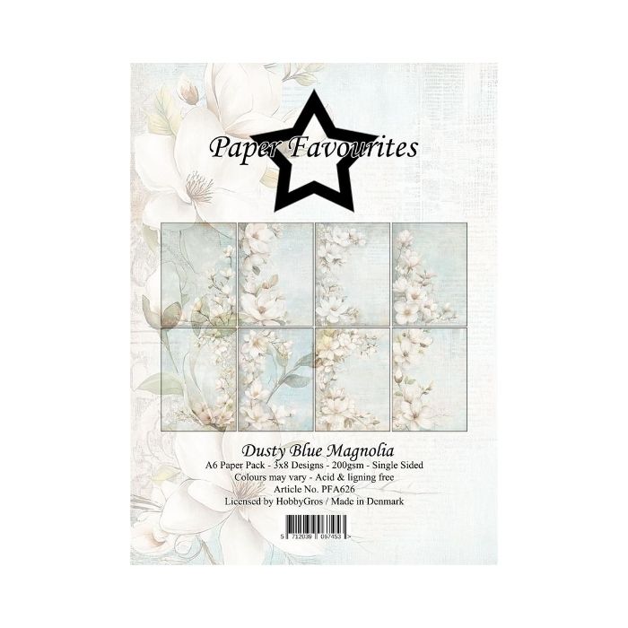 Paper Favourites Paper Pack "Dusty Blue Magnolia" PFA626