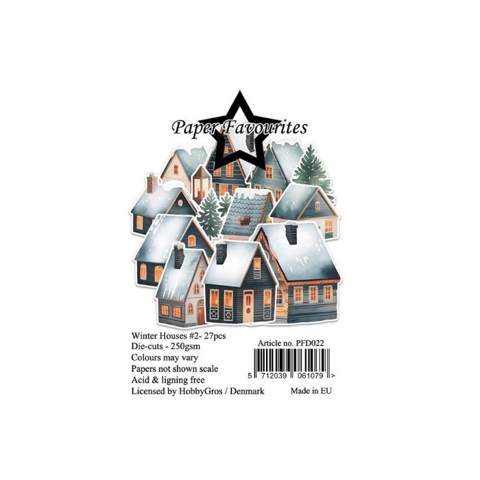 Paper Favourites Die-Cuts "Winter Houses #2" PFD022