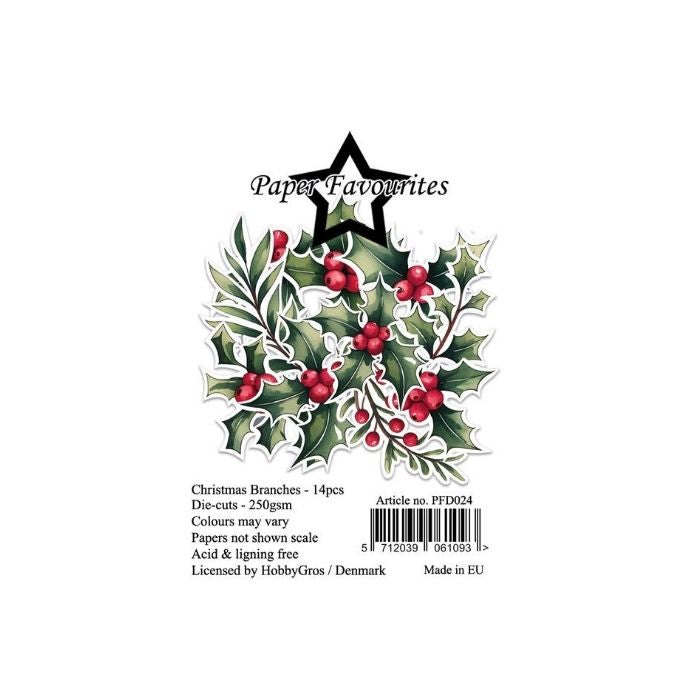 Paper Favourites Die-Cuts "Christmas Branches" PFD024