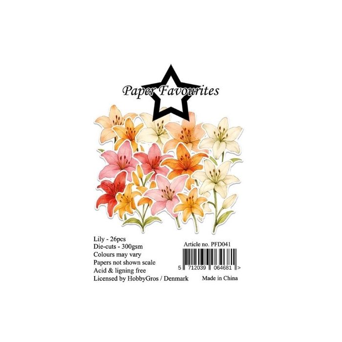 Paper Favourites Die-Cuts "Lily" PFD041