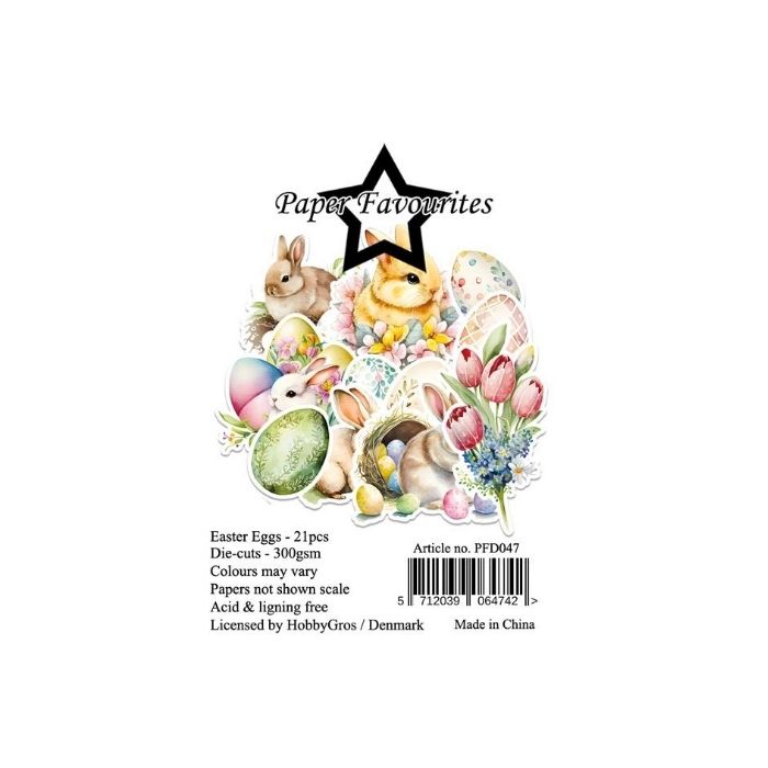 Paper Favourites Die-Cuts "Easter Eggs" PFD047