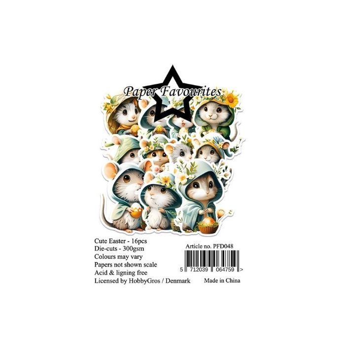 Paper Favourites Die-Cuts "Cute Easter" PFD048