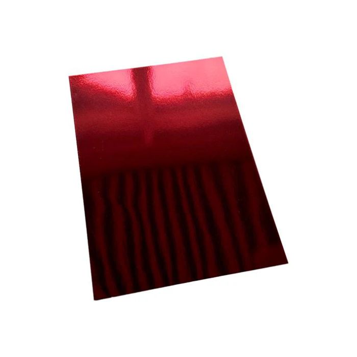 Paper Favourites Mirror Card Glossy "Ruby Red" PFSS106