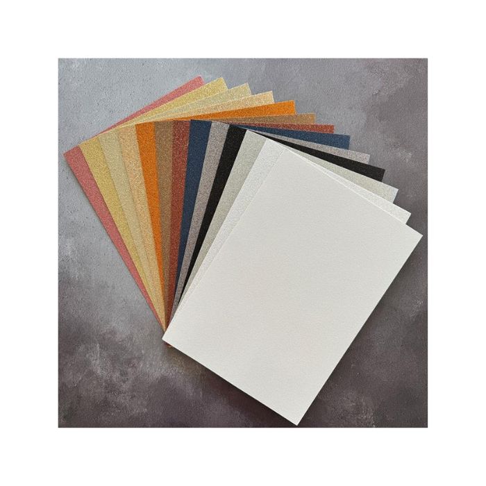 Paper Favourites Glitter Cardstock "Antique Silver" PFSS205