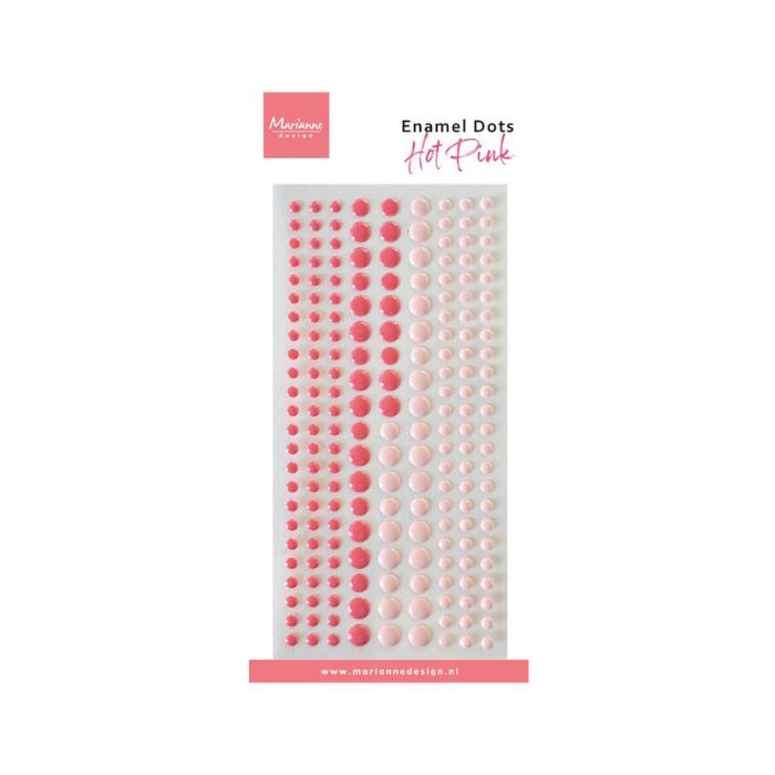 Marianne Design Enamel Dots "Duotone hot pink" PL4539