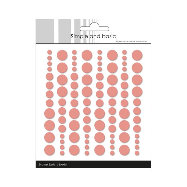 Simple and Basic Enamel Dots "Fresh Peach (96 pcs)" SBA015