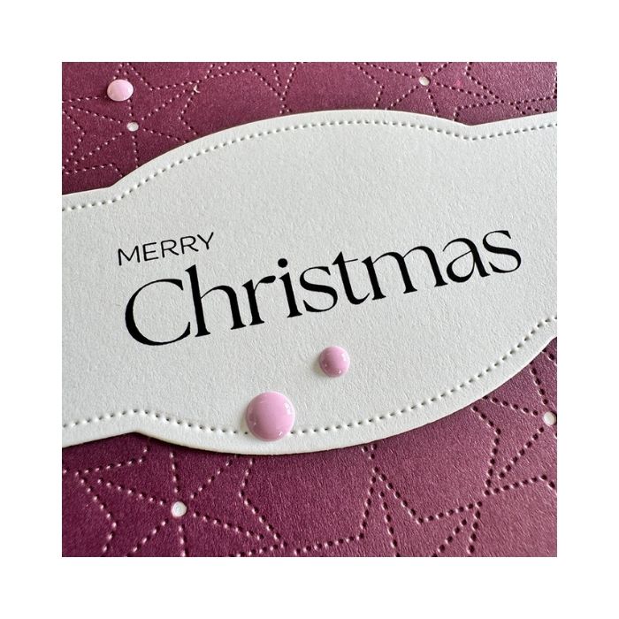 Simple and basic Clearstamp "Merry Christmas" SBC211