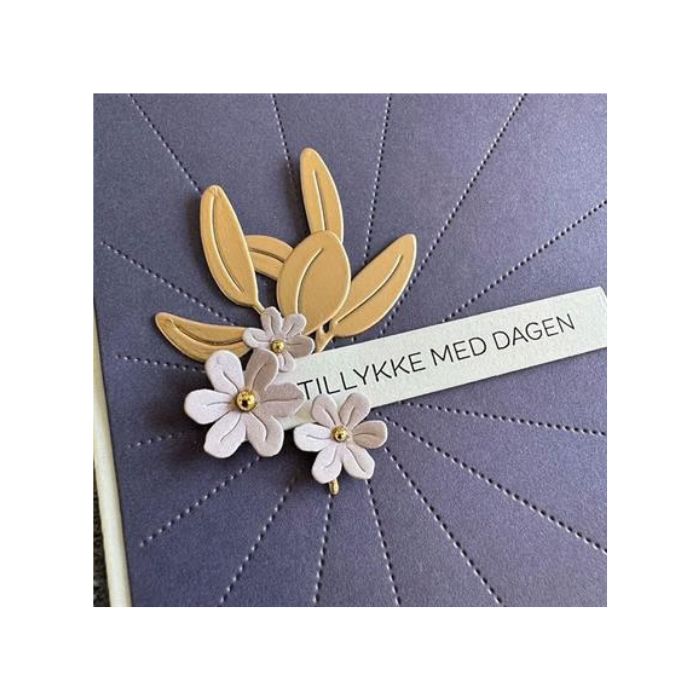 Simple and Basic die "Flowers and Leaves" SBD456