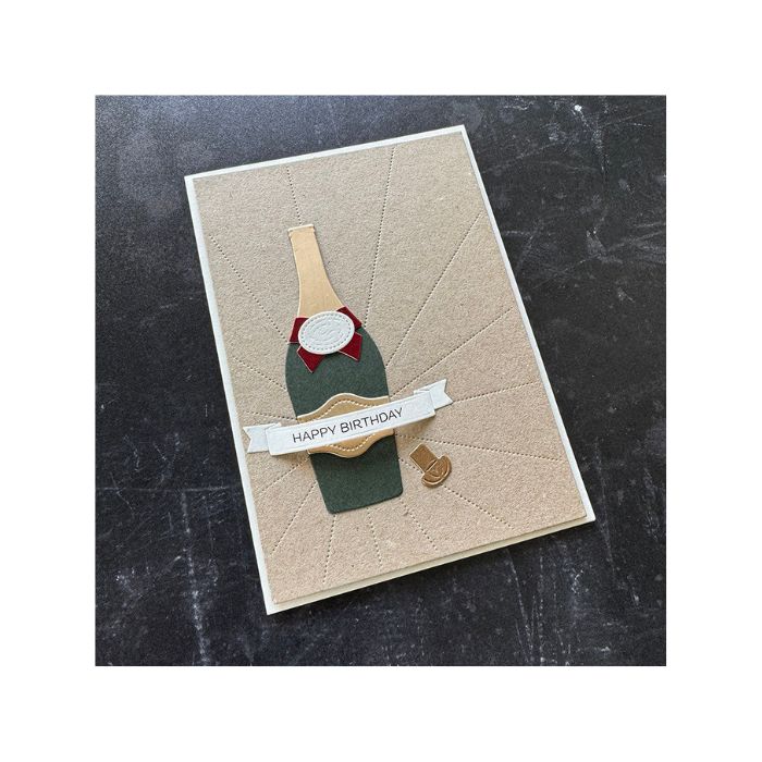 Simple and Basic die "Champagne Bottle" SBD463