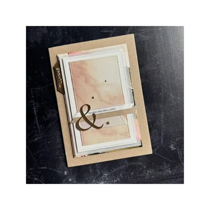 Simple and Basic die "Combi Striped Frames - 5x7"" SBD483