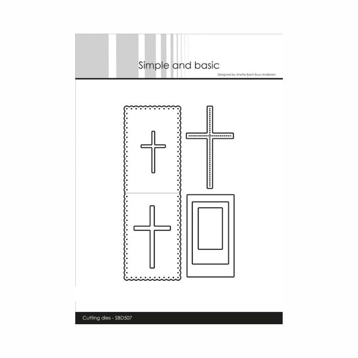 Simple and Basic die "Flag with lace border" SBD507