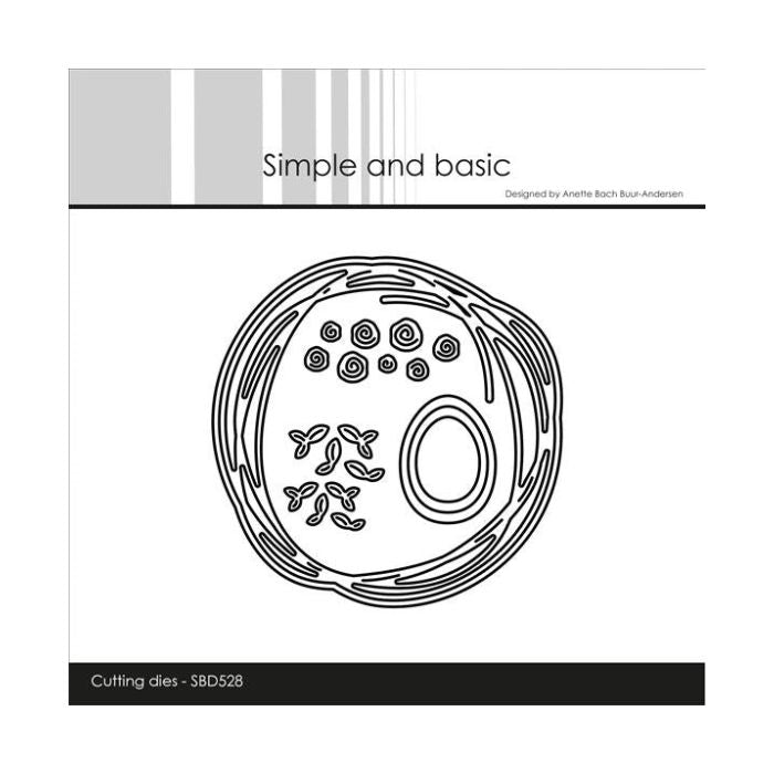 Simple and Basic die "Scribbles - round" SBD528