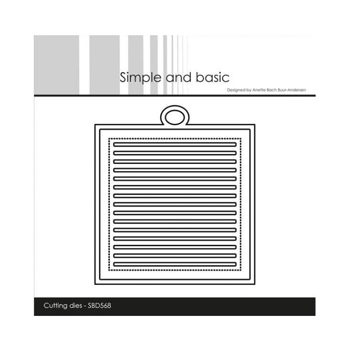 Simple and Basic die "All lined up - Square" SBD568