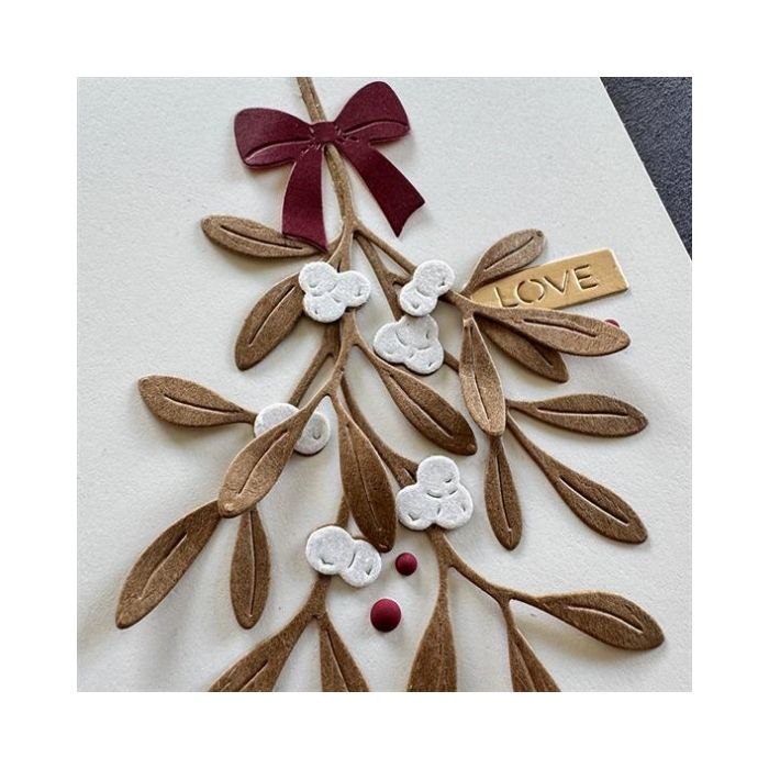 Simple and Basic die "Beautiful mistletoe" SBD605