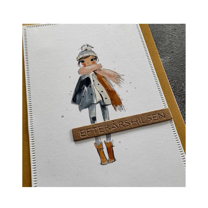 Simple and Basic die "All-in-one Plate - Hilsen" SBD610