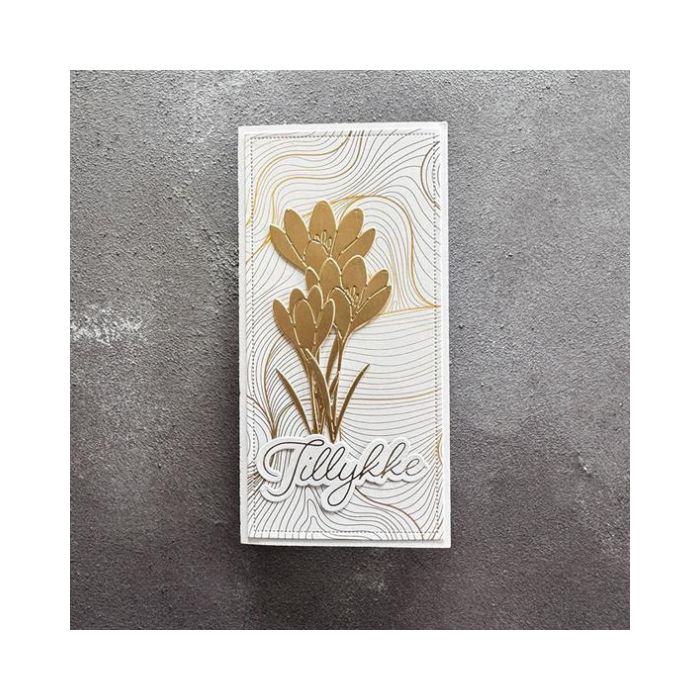 Simple and Basic die "Beautiful crocuses" SBD649