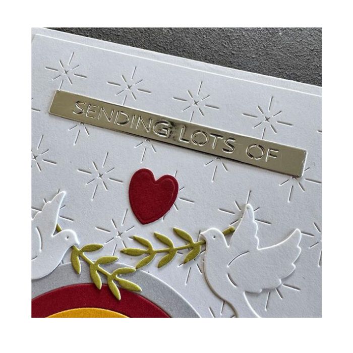 Simple and Basic dies "Doves, Love, Hope and peace" SBD695