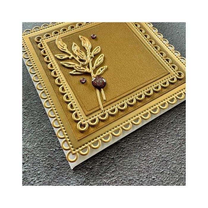 Simple and Basic dies "3 x 3 inch basics - Scallop" SBD704