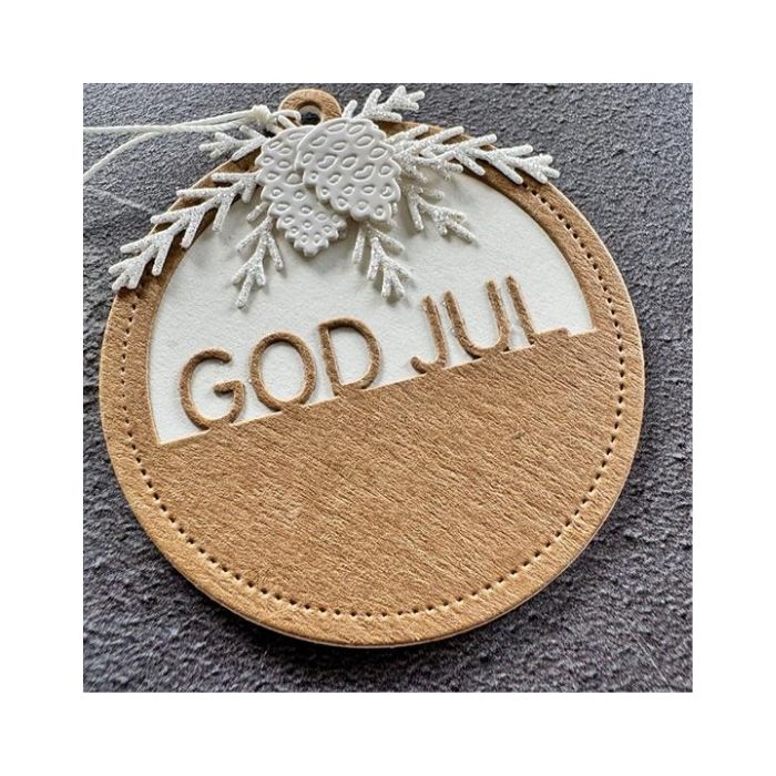 Simple and Basic dies "Sentiment in a tag GOD JUL" SBD705