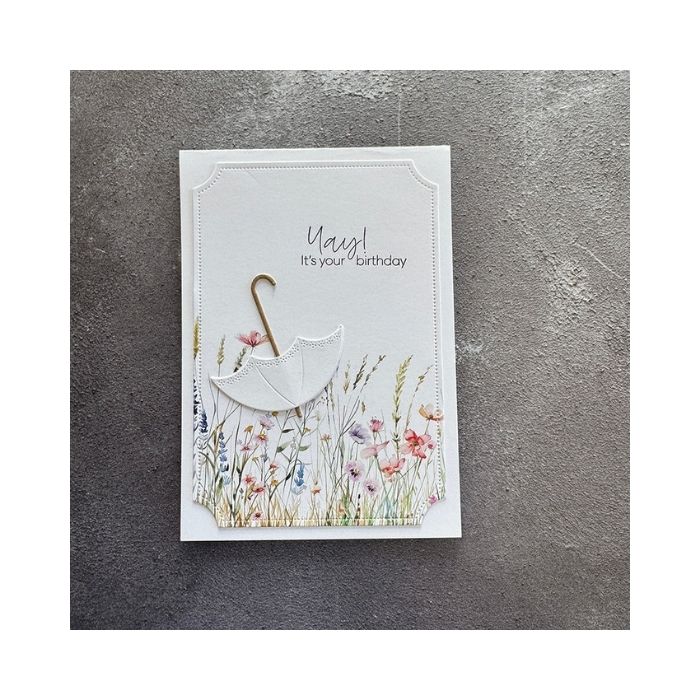 Simple and Basic Design Papers "Floral borders" SBP549