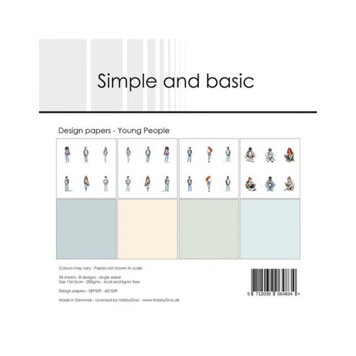Simple and Basic Design Papers "Young People" SBP559
