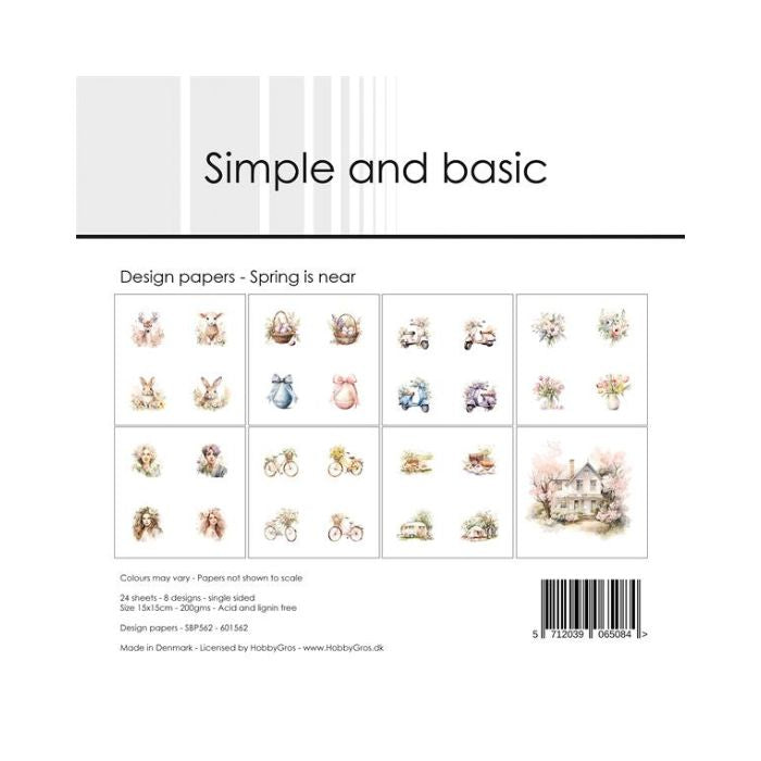 Simple and Basic Design Papers "Spring is near" SBP562