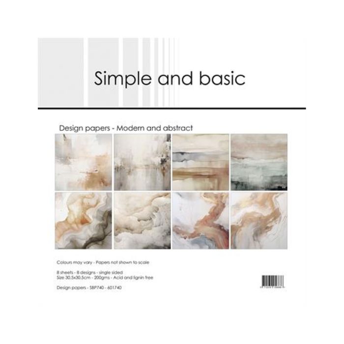 Simple and Basic Design Papers "Modern and abstract" SBP740