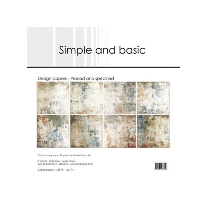 Simple and Basic Design Papers "Peeled and speckled" SBP741