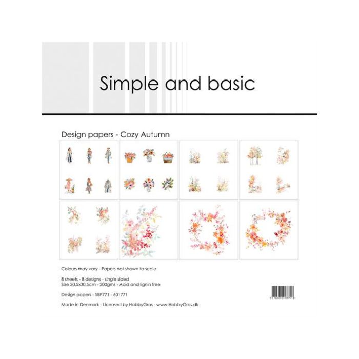 Simple and Basic Design Papers "Cozy Autumn" SBP771