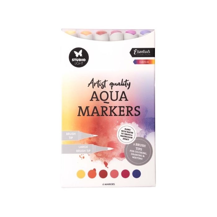 Studio Light Aqua Markers Dahlia 6pcs SL-CO-MARK54
