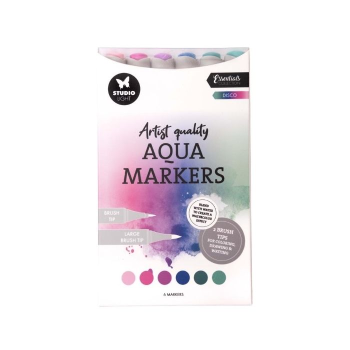 Studio Light Aqua Markers Disco 6pcs SL-CO-MARK55