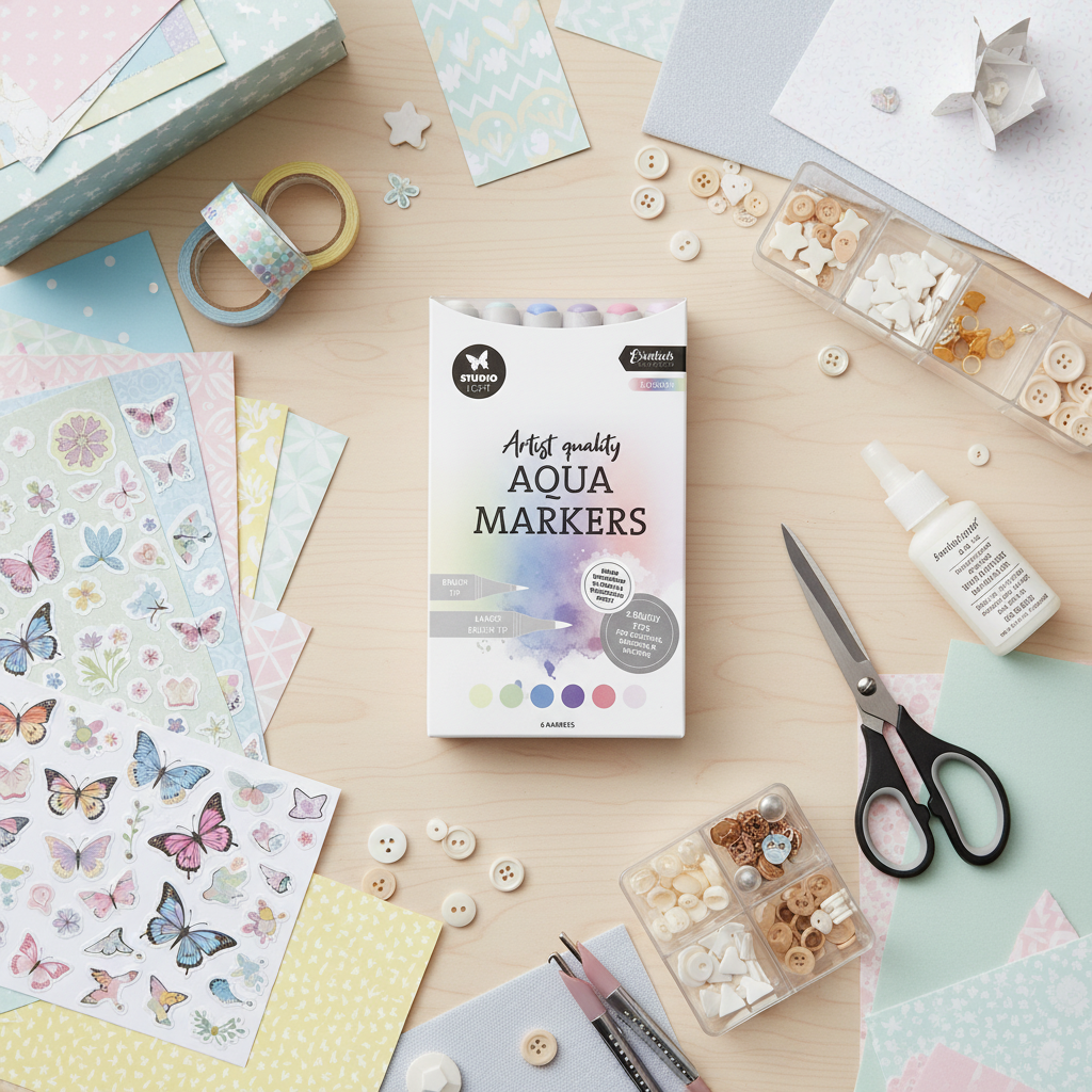 Studio Light Aqua Markers Blossom 6pcs SL-CO-MARK57