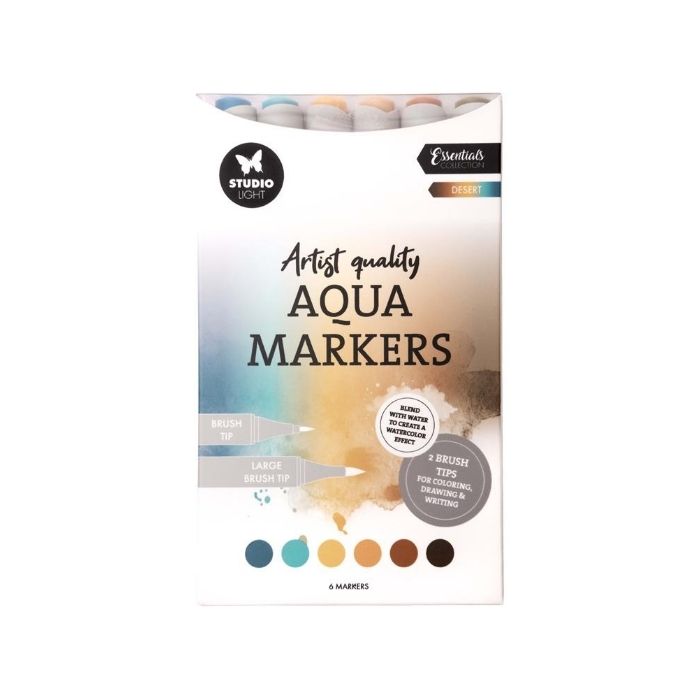 Studio Light Aqua Markers Desert 6pcs SL-CO-MARK62