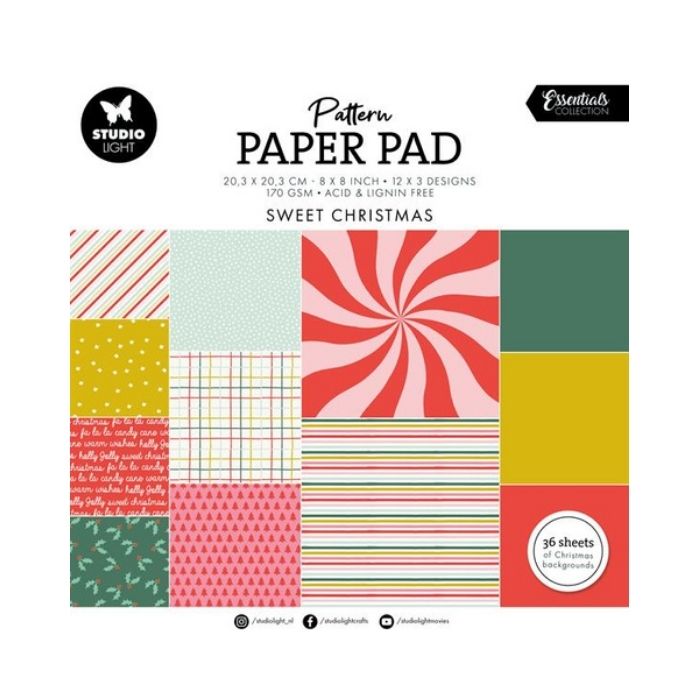 Studio Light Pattern paper pad "Sweet Christmas" SL-ES-PPP199