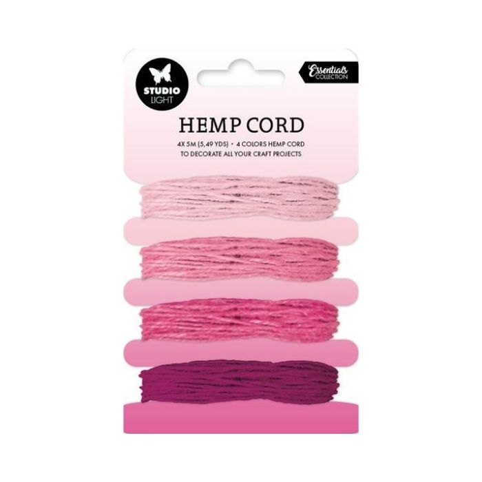 Studio Light Hemp Cord "Shades of pink" SL-ES-RIB07